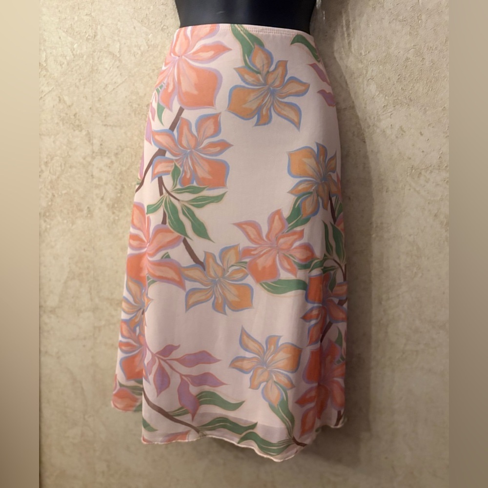 See You Monday Floral Skirt Only